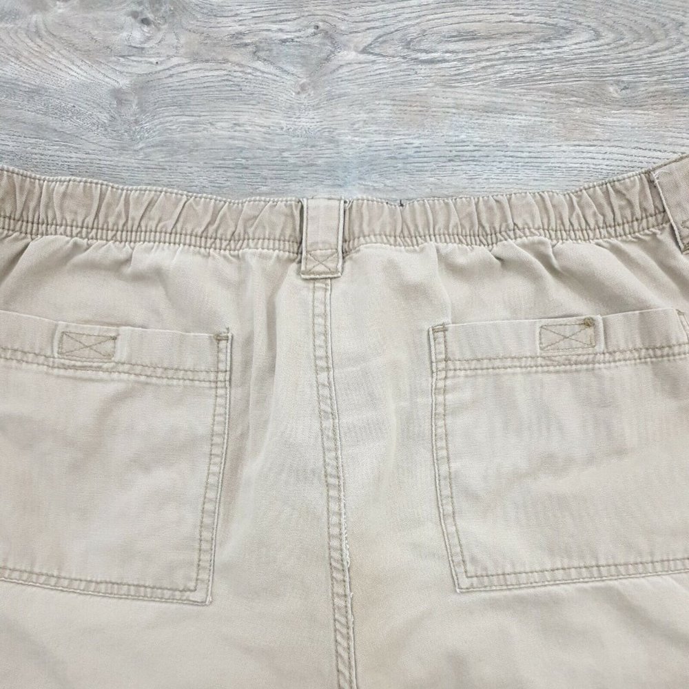 Wrangler Mens Cargo Shorts 40" Waist Beach Washed Beige Hiking Camping Work - Picture 11 of 12